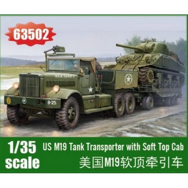 M19 Tank Transporter with Soft Top Cab - 1:35e - I LOVE KIT - 63502