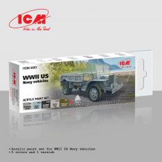 Paint set for WWII US Navy vehicles