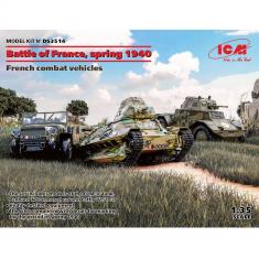 Maquetas de vehículos militares: Panhard 178 AMD-35, FCM 36, Laffly V15T