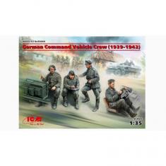 German Command Vehicle Crew (1939-1942) (4 figures)- 1:35e - ICM