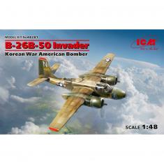 Aircraft model: B-26B-50 Invader American bomber from the Korean War