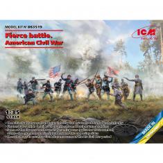 Militärfiguren : Scharfe Schlacht - Amerikanischer Bürgerkrieg