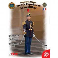 French Republican Guard Officer figurine