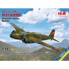 Maqueta de avión militar : Ki-21-Ia RTAF, El Bombardero Pesado tailandés