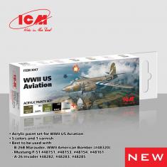 Paint set: WWII US aircraft