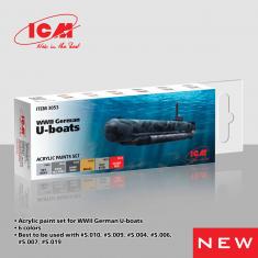 Set de pinturas: Submarino alemán de la Segunda Guerra Mundial