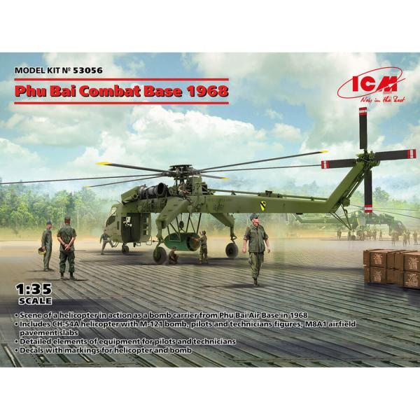 Maquettes et Figurines Militaires : Base de Combat - Phu Bai - ICM-53056