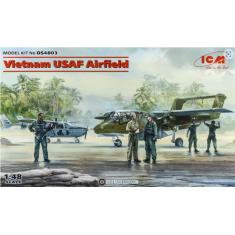 Vietnam USAF 5 figurines OVH10 Bronco et Cessna O-2A 1:48