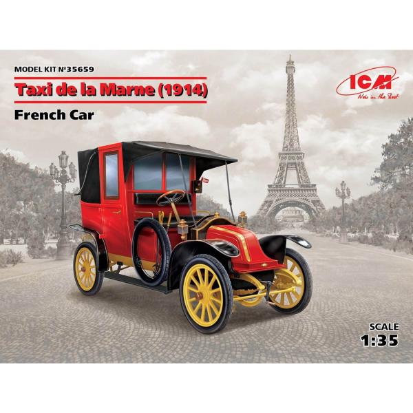Taxi de la Marne(1914),French Car - 1:35e - ICM - ICM-35659