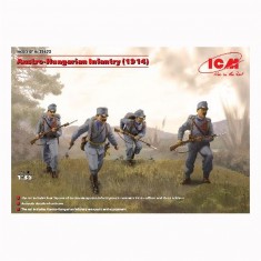 Military figurines Austro-Hungarian Infantry WW1 and 4 figurines
