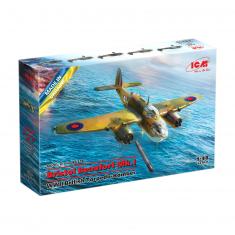 Maquette avion : Bristol Beaufort Mk.I, Seconde Guerre Mondiale
