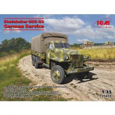 Maquette camion militaire : Studebaker US6-U3