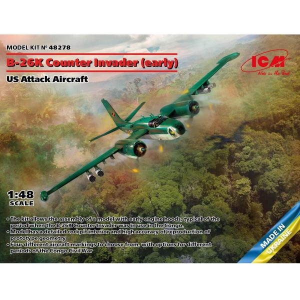 Maqueta de avión :  B-26K Counter Invader - ICM-48278