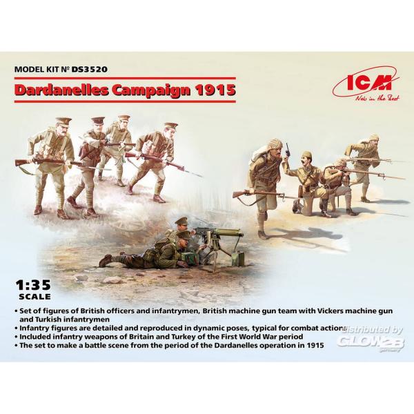 Figurines Militaire : Dardanelles Campaign 1915  - ICM-DS3520