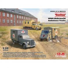 Maquettes Véhicules Militaire : Sankas' WWII Wehrmacht Ambulance