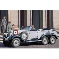 G4 (1939), German Car With Passengers - 1:35e - ICM