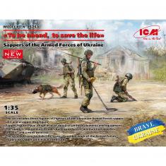 Figurines Militaires : Brave Ukraine - Sapeurs des forces armées ukrainiennes