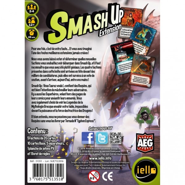 Smash Up - Vous l'aurez Voulu - Iello-51351