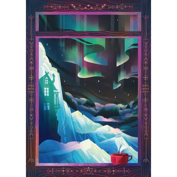 Puzzle 1000 pièces : UNIVERSE - La Cabane Perchée  - Iello-70293