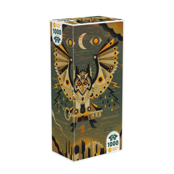 Puzzle 1000 pièces : Universe : City Owl  - Iello-70071