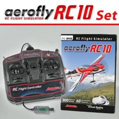 Simulateur Aerofly RC10 avec game commander
