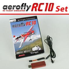 Simulateur Aerofly RC 10 avec cordon Spektrum
