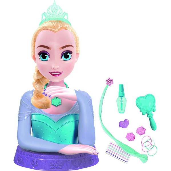 Tête à coiffer de luxe Elsa : La Reine des Neiges - IMC-016842