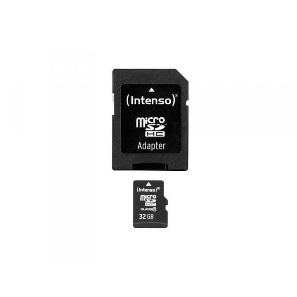 MicroSDHC 32GB Intenso + Adaptateur CL10 - MKT-10735
