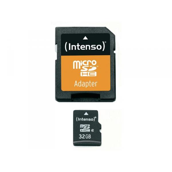 MicroSDHC 32GB Intenso + Adaptateur CL4 - MKT-10103
