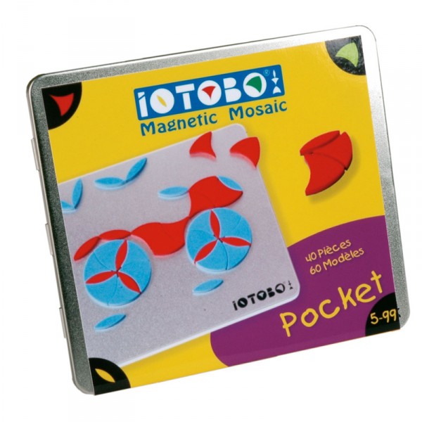 Iotobo Mosaïques Pocket : Bleu et rouge - Iotobo-ITBCD/B