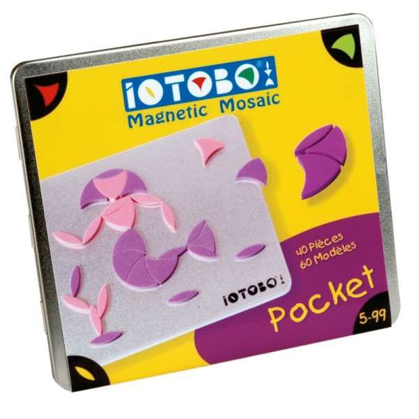 Iotobo Mosaïques Pocket : Rose et violet - Iotobo-ITBCD/R