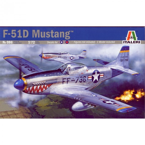 P-51D Mustang Italeri 1/72 - Italeri-086