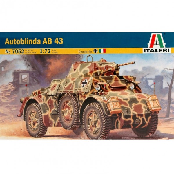 Autoblinda AB43 Italeri 1/72 - Italeri-7052