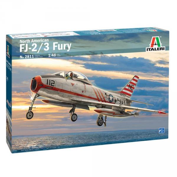 Maquette avion : North American Fj-2/3 Fur - Italeri-I2811