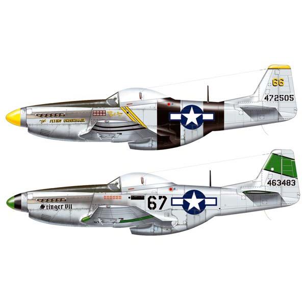 P-51D/K Mustang As du Pacifique Italeri 1/48 - T2M-I2743