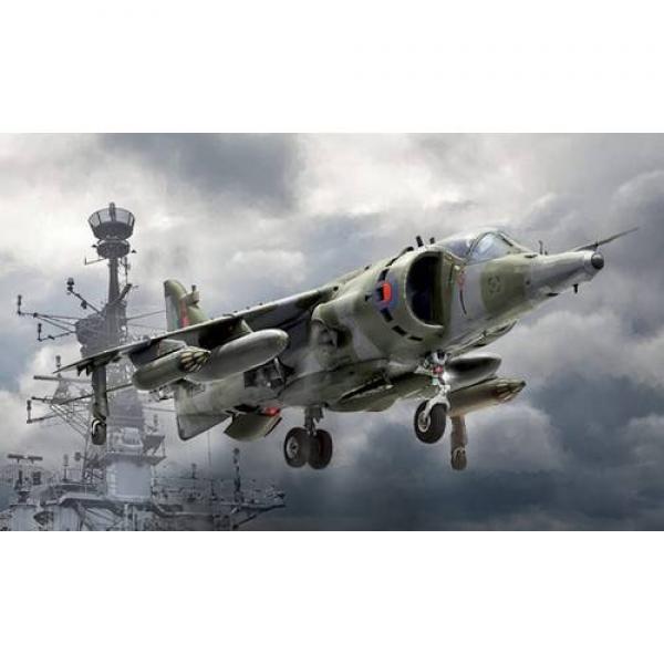 Maquette Avions Militaire : Harrier GR.3 Guerre Malouines - Italeri-1401