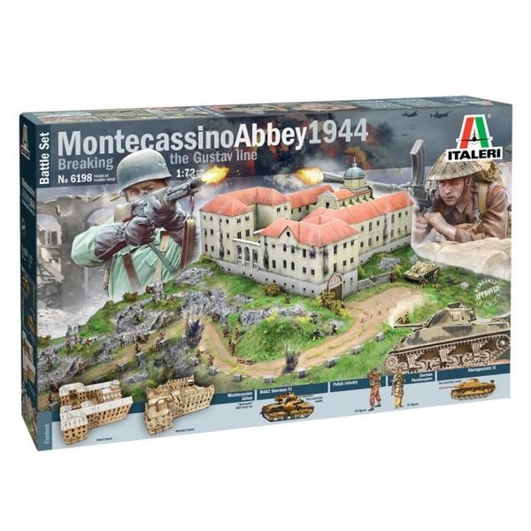 Diorama model : Monte Cassino Abbey 1944 - Italeri-I6198