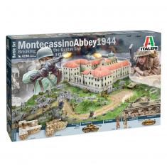 Diorama-Modell : Abtei Monte Cassino 1944