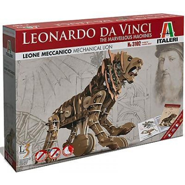 Maquette machine Léonard de Vinci : Lion mécanique - Italeri-3102