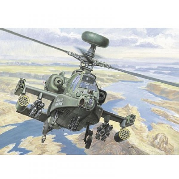 Maquette hélicoptère : AH-64D Apache Longbow - Italeri-080