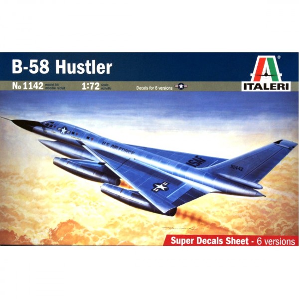 Maqueta de avión: B-58 Hustler - Italeri-1142