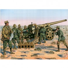 Italian cannon model 149-40 with figures 