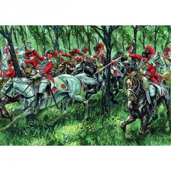 Figurines Guerre d'Indépendance : Cavalerie Britannique - Italeri-6044