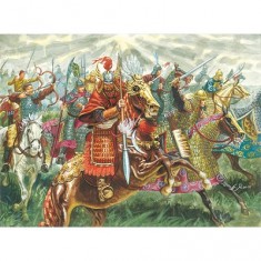 Chinesische Kavalleriefiguren aus dem 13. Jahrhundert