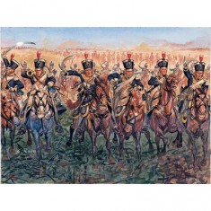 Figuras de las Guerras Napoleónicas: caballería ligera británica 1815 