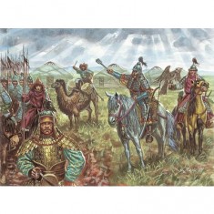 Figuras de caballería de Mongolia del siglo XIII