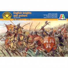 Medieval figurines: English knights and archers