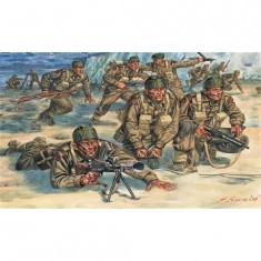 Gros Lot De Figurines Italeri Seconde Guerre Mondiale - Plastique à Peindre - Voir Photos