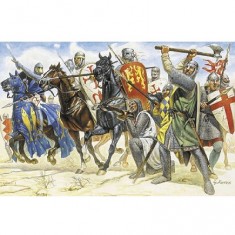 Medieval figurines: Crusaders of the 11th century