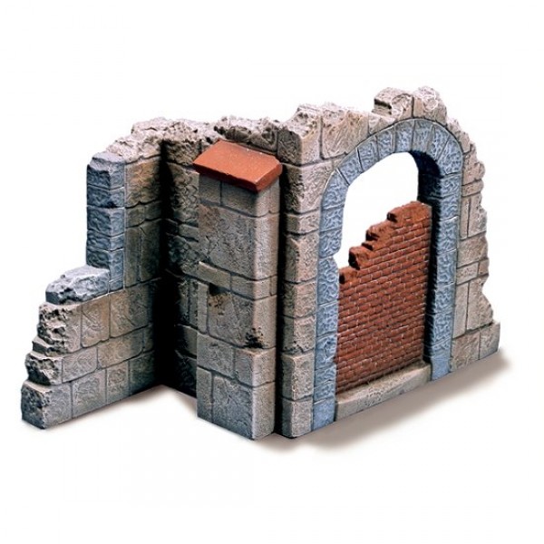 Maquette Ruines de guerre : Portail d'église - Italeri-409